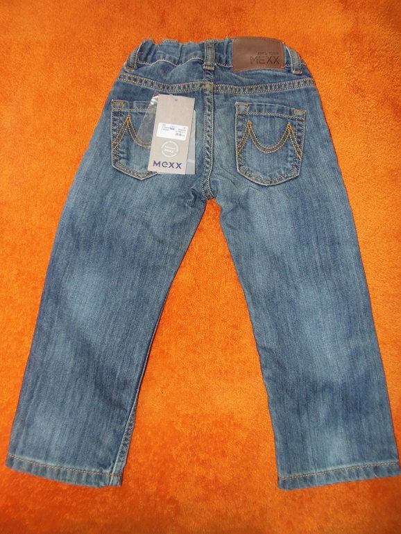 Джинсы Mexx р.98. одеты 2раза.Кроссовки Минимен р.25