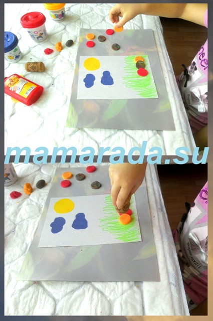 Делаем гусеницу:)