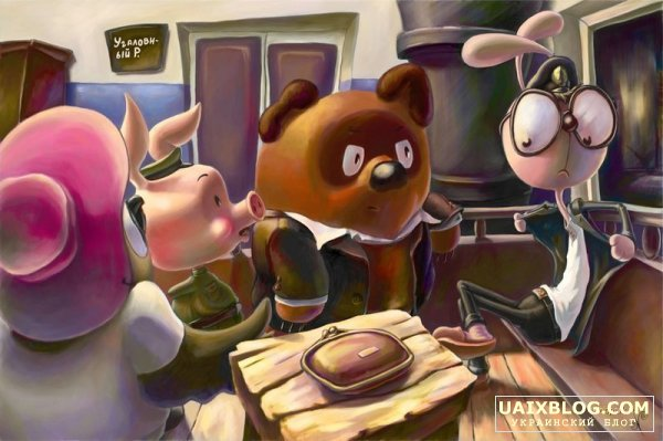 Герои мультфильмов в необычных ролях