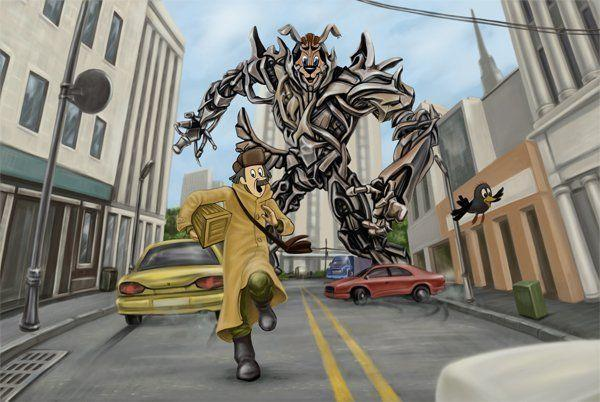 Герои мультфильмов в необычных ролях