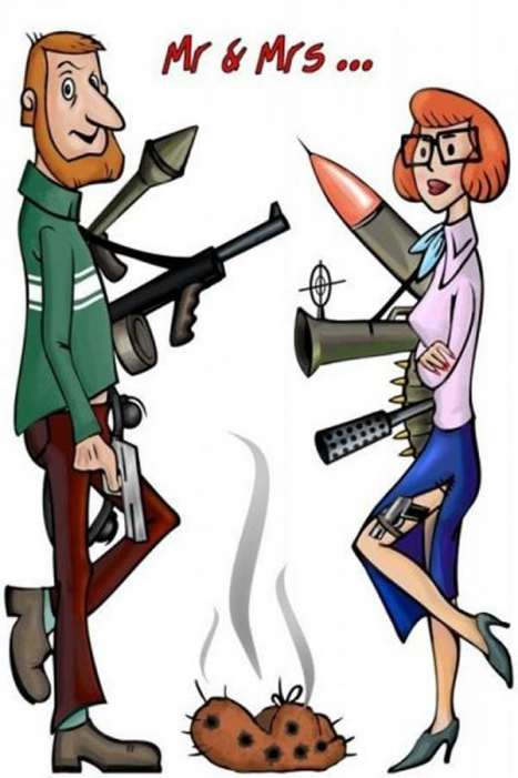 Герои мультфильмов в необычных ролях