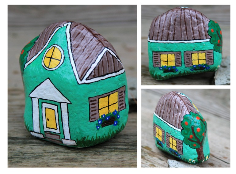 Расписные камушки