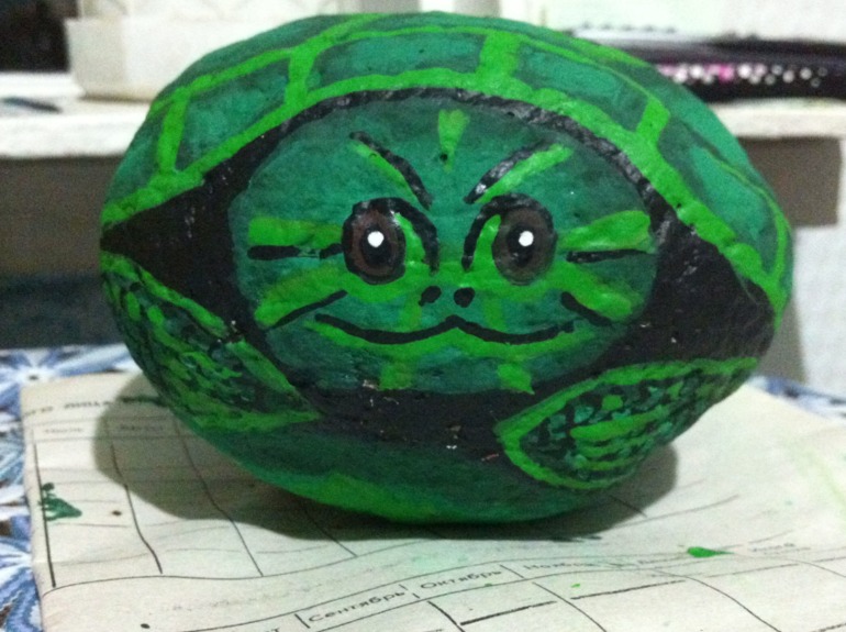 Расписные камушки