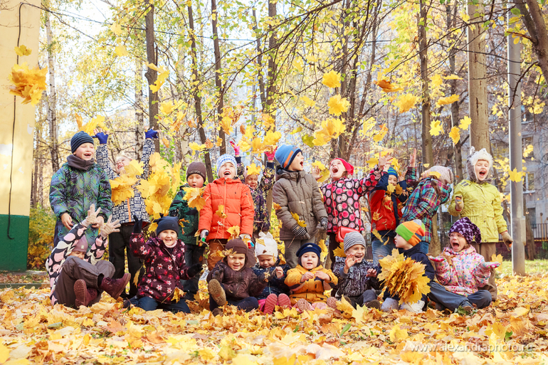 Фото прогулка в детском саду