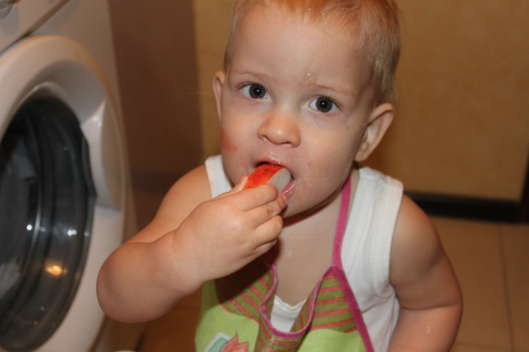 Как мы готовили шарлотку