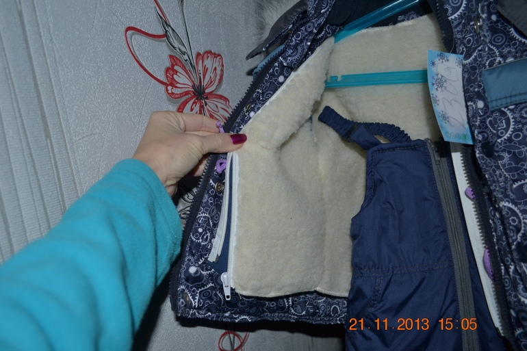 новый зимний костюм с шерстяной подстежкой,размер 92