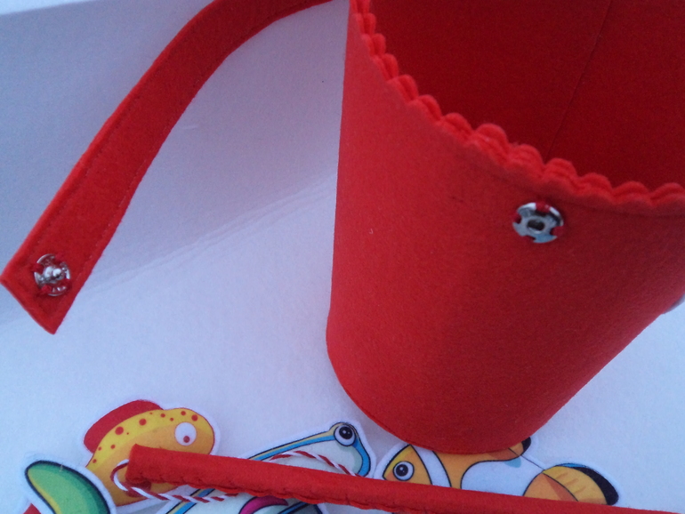 Магнитная рыбалка из фетра.