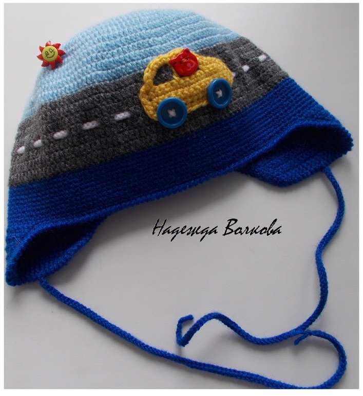 Шапочка для любителя машинок