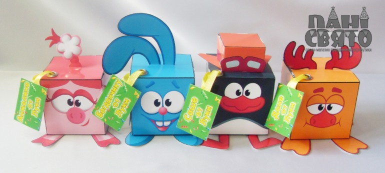 Набор праздничной атрибутики на 5 лет "Смешарики"