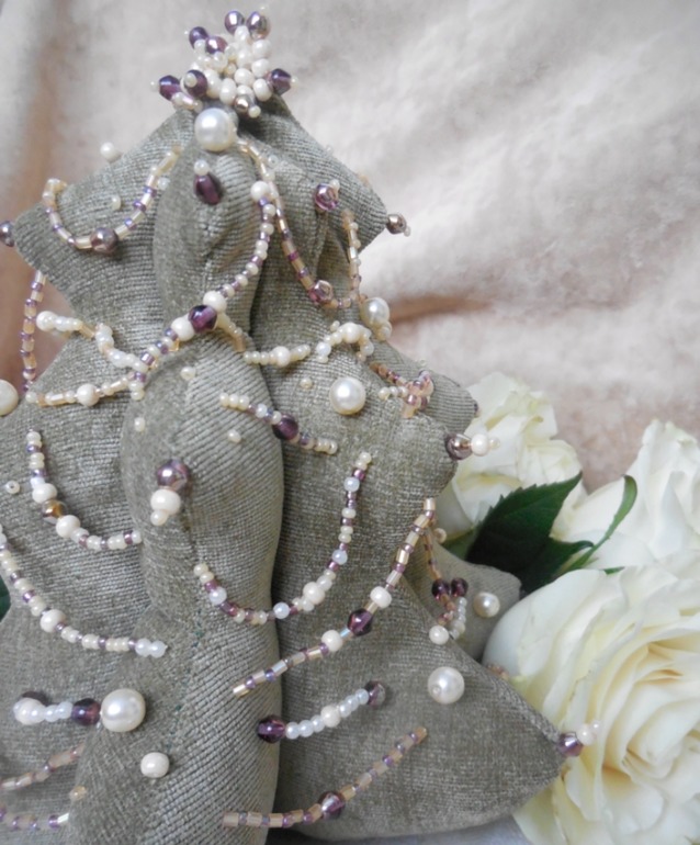 Винтажная новогодняя ёлочка.