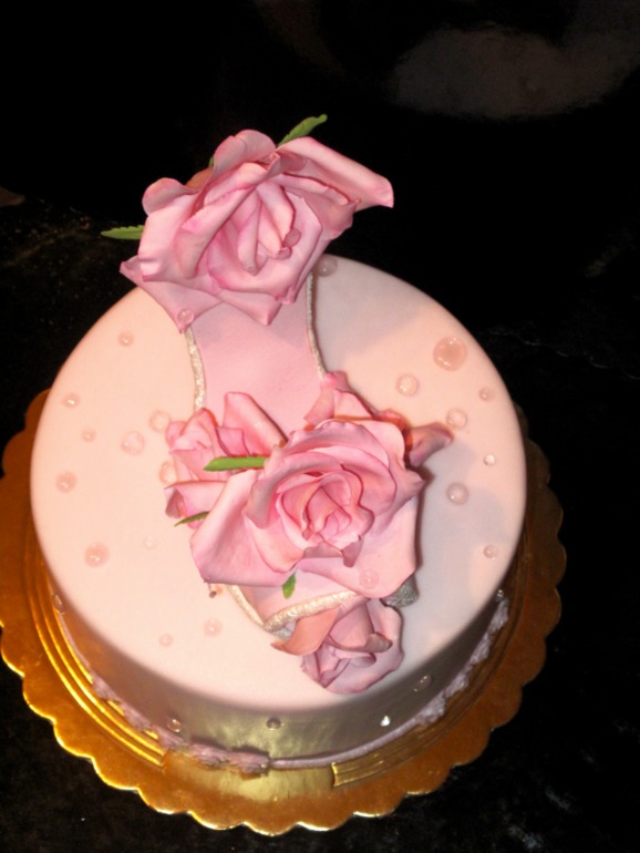 Туфля в розовом))))