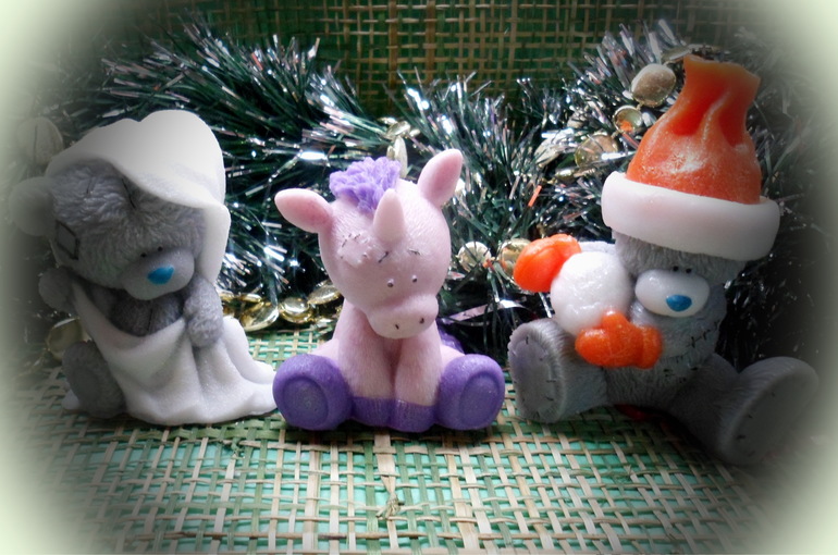 и у меня немного новогоднего: