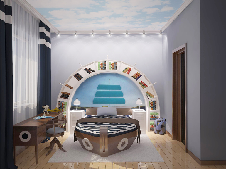 детская в морском стиле