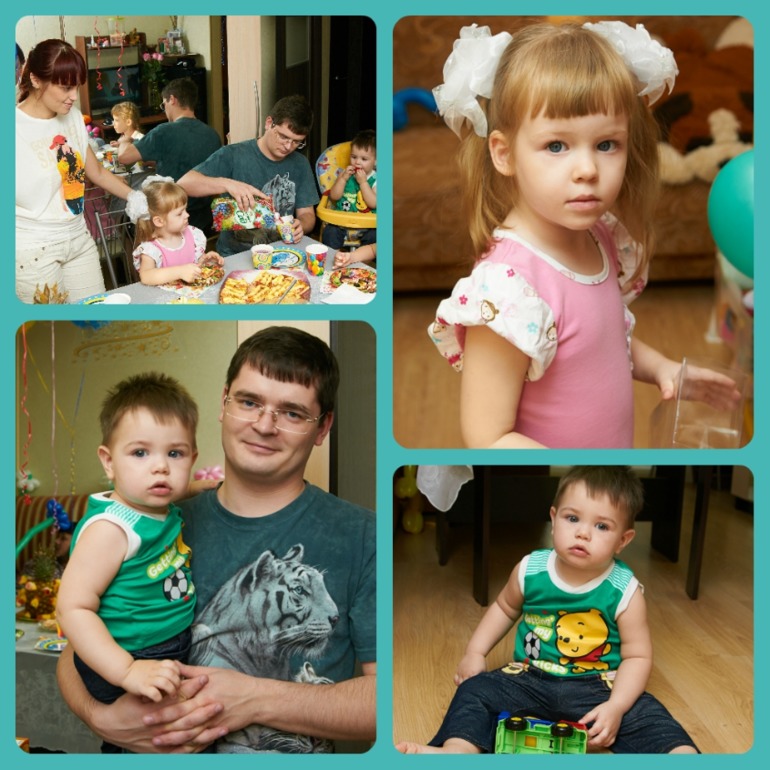 День рождения 4 года.