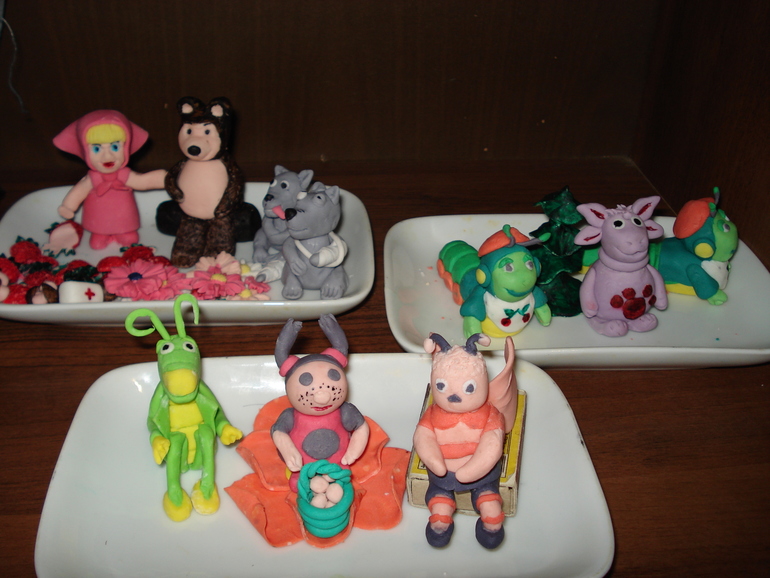 Мои первые фигурки...