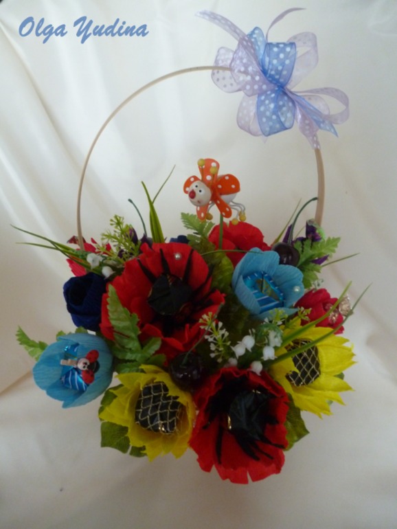 Летняя и корзинка и первый блин...точнее ананас