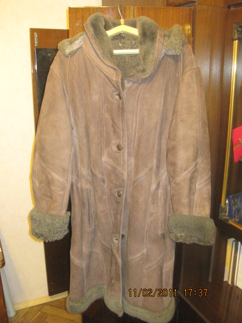 48-50 Куртка, кожаное пальто, дубленка новая, 500 р