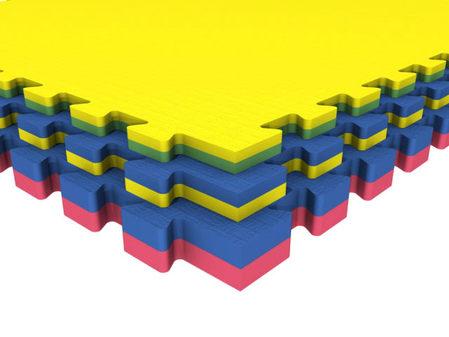 Мягкий пол, коврик пазл в игровую.