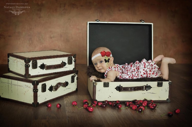 Костюмированная фотосессия малышей: Ника