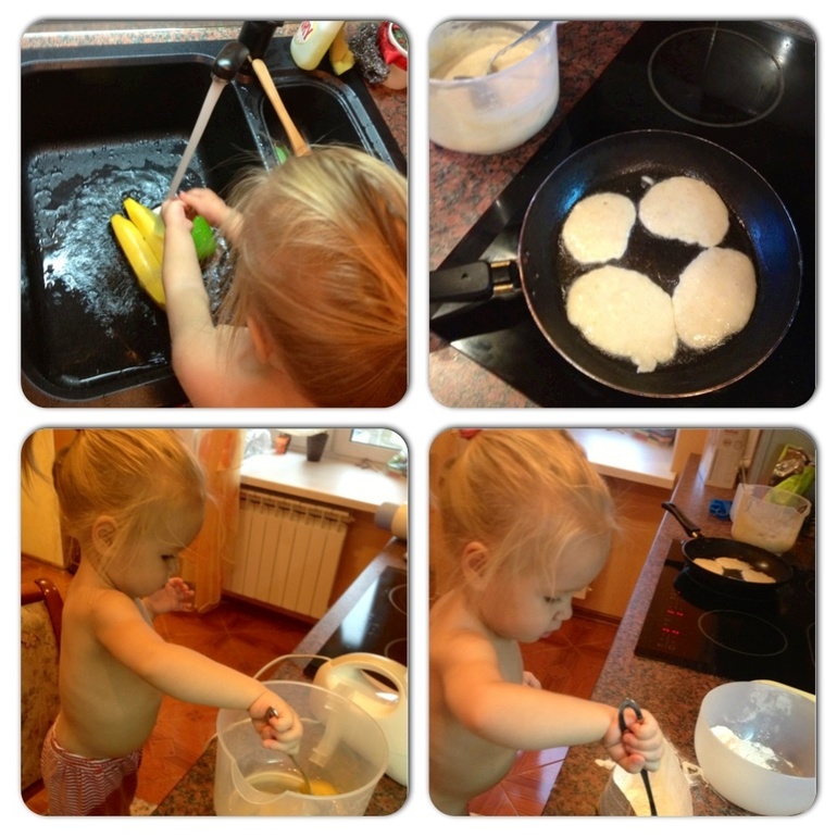 ФМ "Готовим с детьми". Банановые оладьи