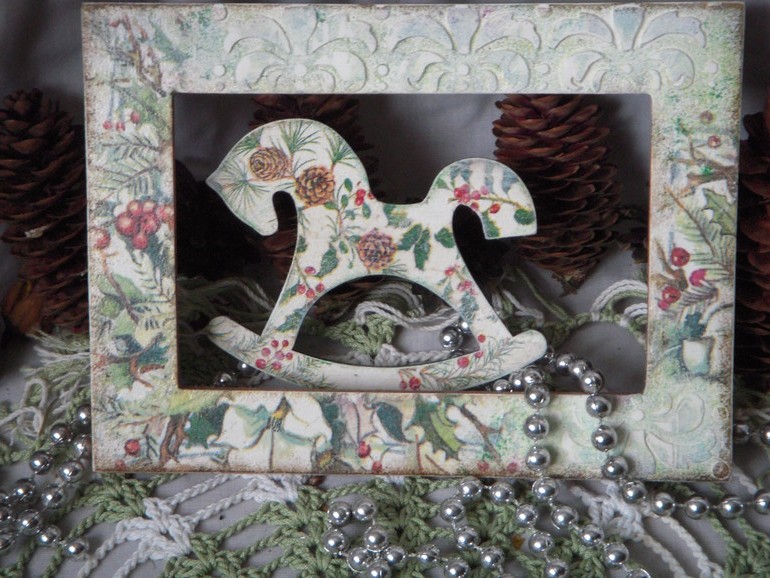 Новогодний декупаж- 2.