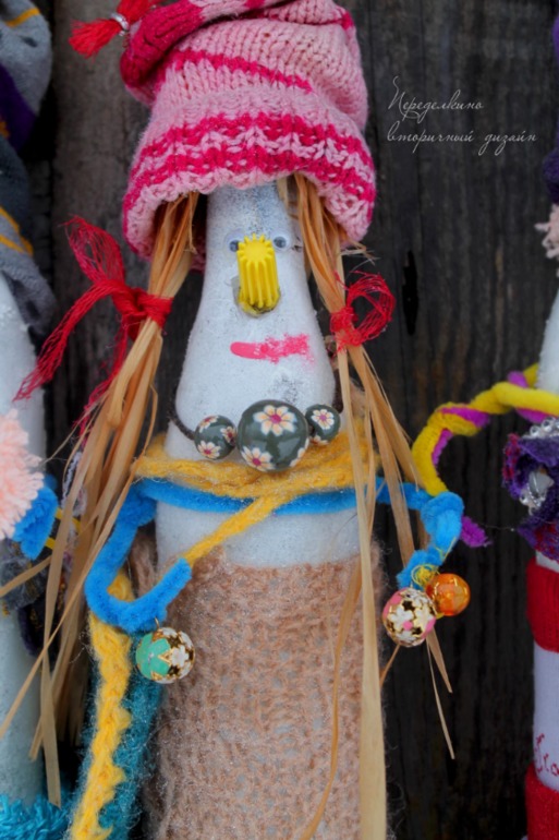 Снеговички из бутылок