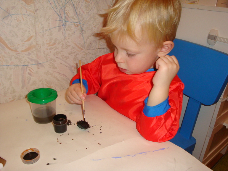 Первая поделка в садик