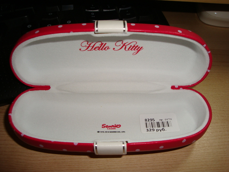 Детский чехол для очков Hello Kitty, новый, 300 руб.