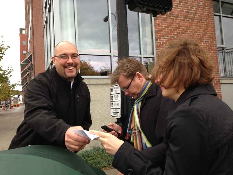 Montreal-Burlington. 22 октября 2013. Телефонофото.
