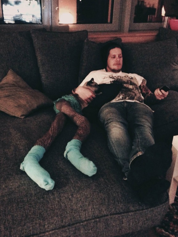 Кот в колготках...