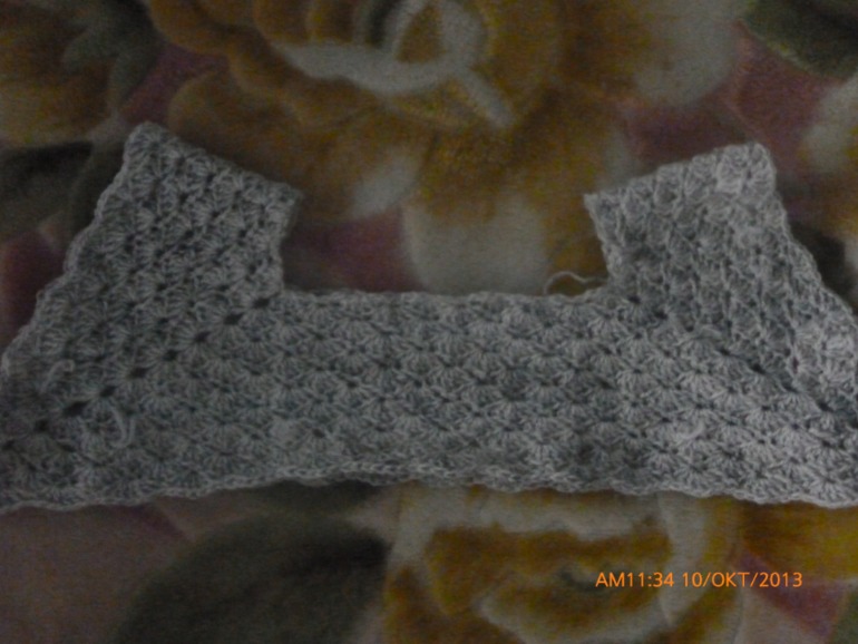 реглан крючком.