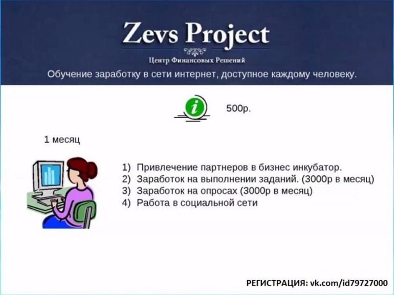 Школа зваработка в инете...