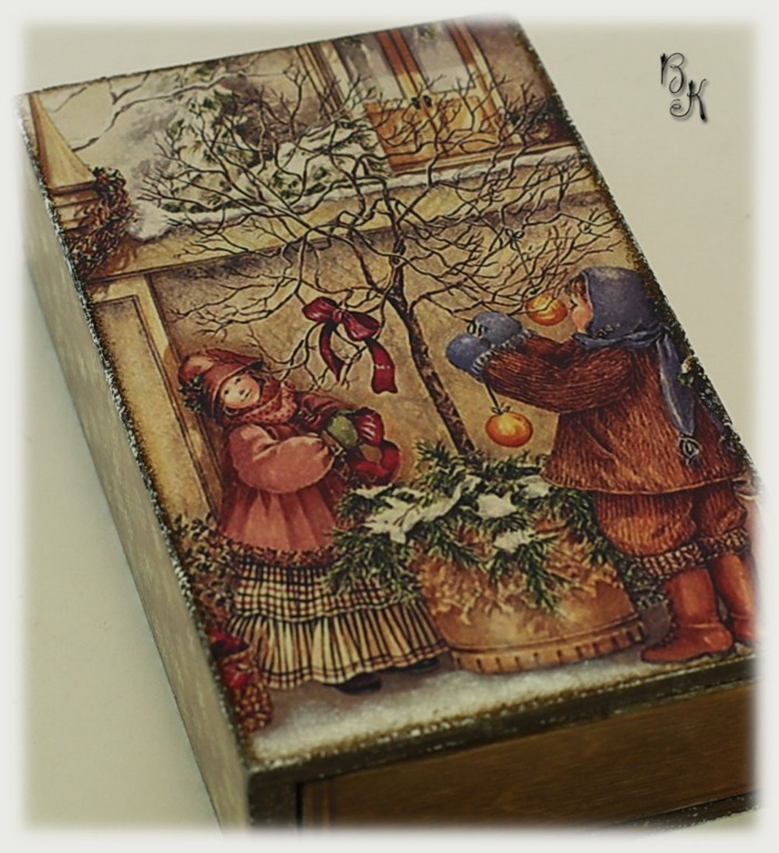 "Наряжаем "ёлку"" коробочек для подарка