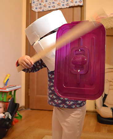 МК: Шлем для настоящих Лыцарей на скорую руку))