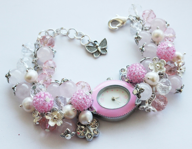 Часы "Розовые"