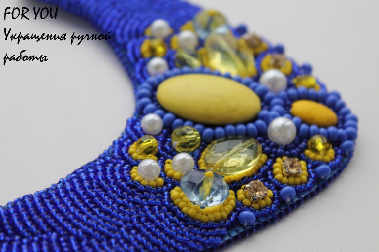 Мое творение колье Spring