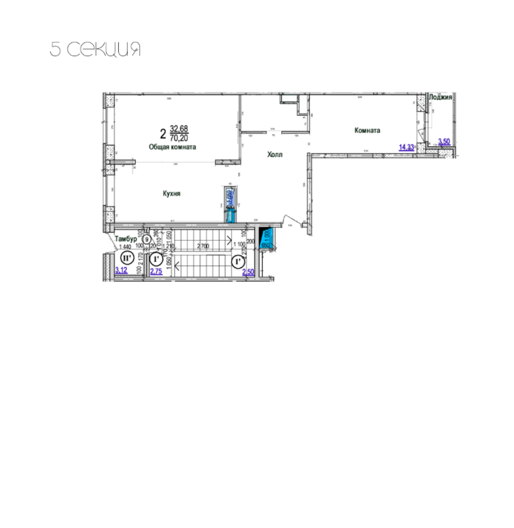 Помогите расставить мебель на кухне