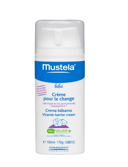 Мустела Бебе крем под подгузник витаминный барьерный 100мл 380р