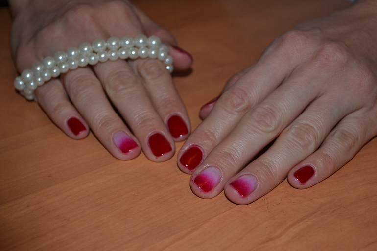 Мой первый блин.... ой! гель-лак!!!! ))))