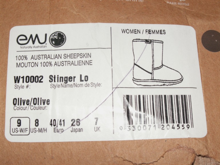 Угги Emu Stinger Lo W9 новые