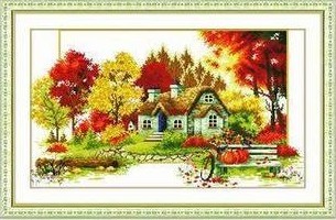 Времена года - домики