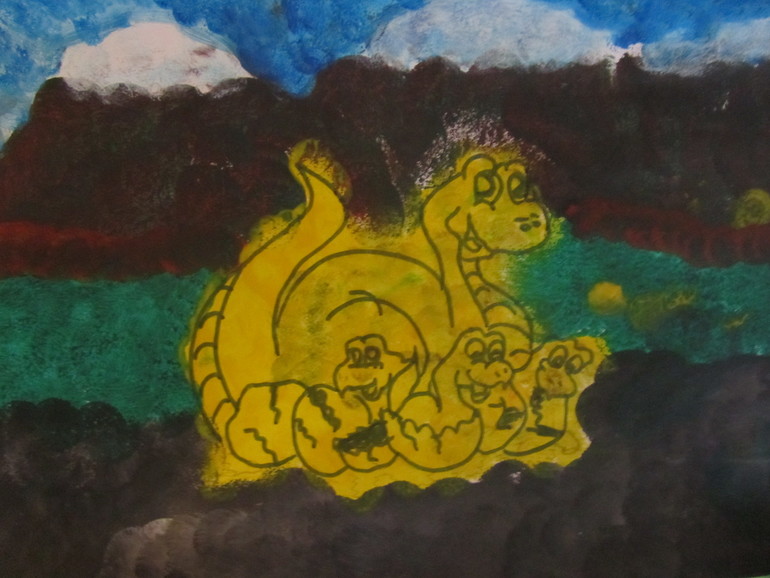 Динозавры от Двух Ладошек.