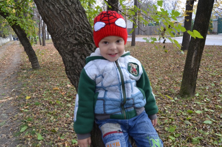 Шапка человек паук!!!