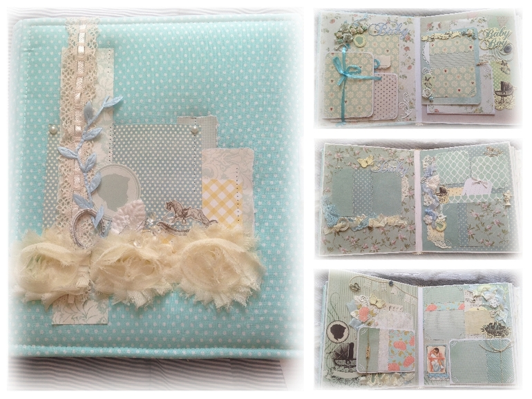 Шебби альбом для мальчика про первый год жизни