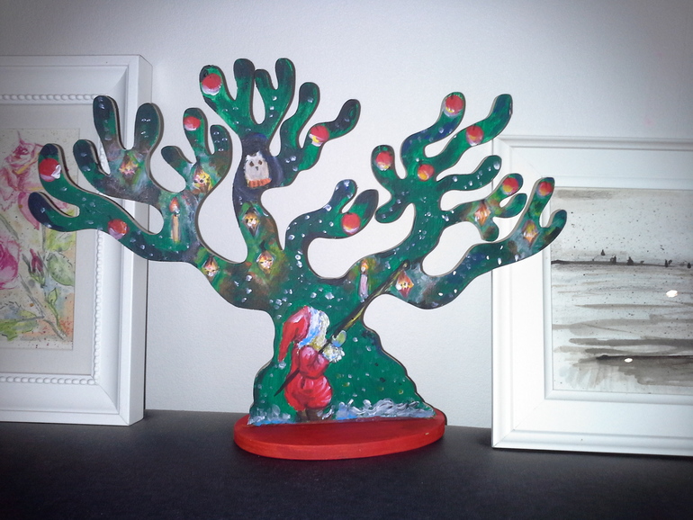 роспись сказочных деревьев