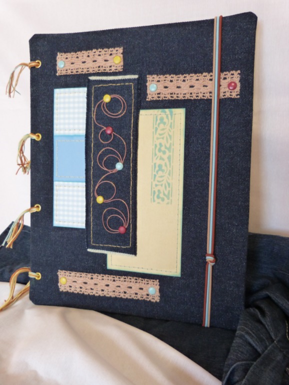 Джинсовая обложка