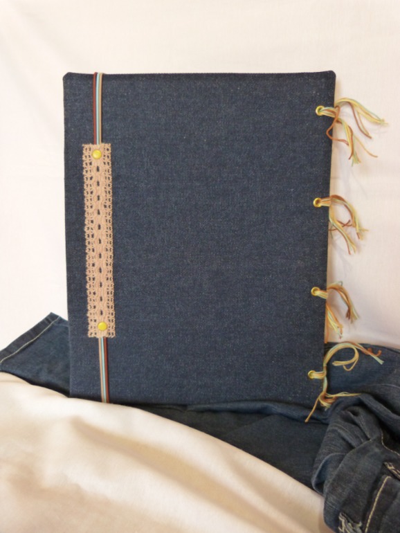 Джинсовая обложка