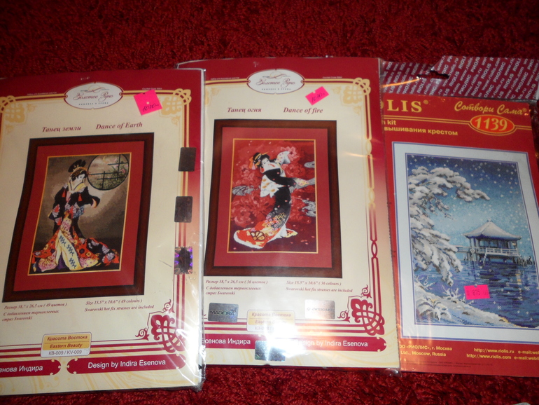 Мои запасики и готовые работы)))