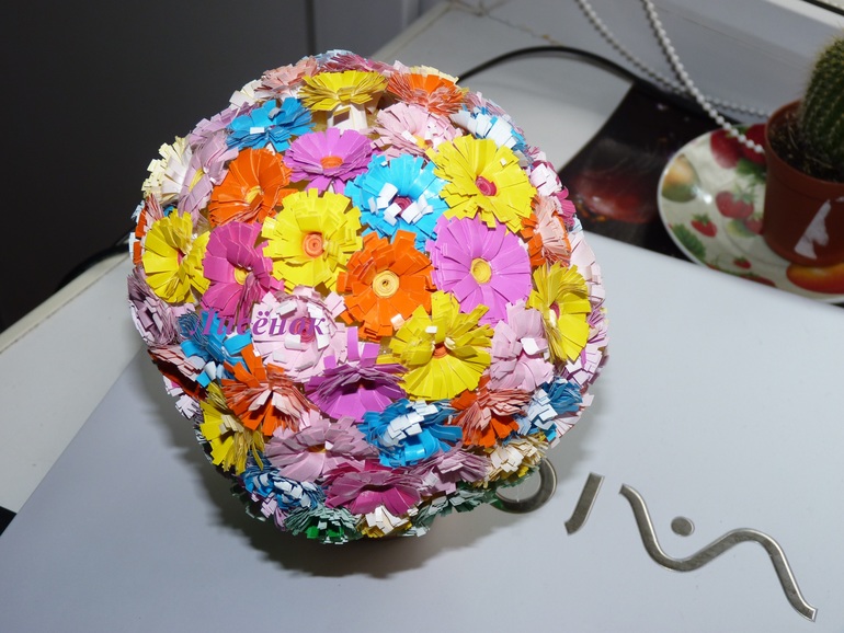 Цветочный шарик.....