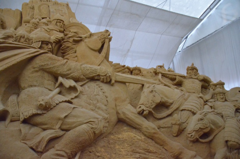 Выставка песчаных скульптур